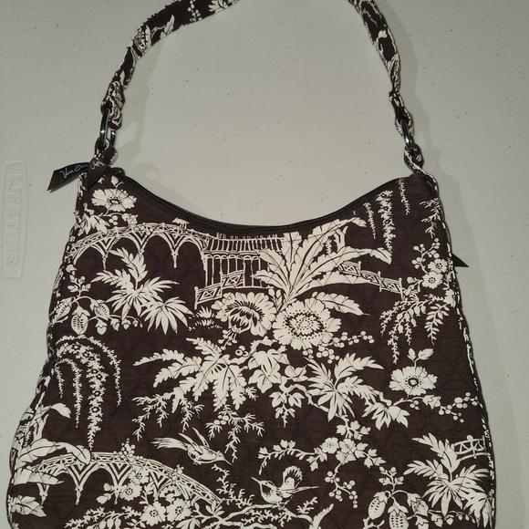 Vera Bradley Brown and White Quilted Bag - Picture 6 of 16